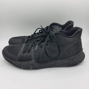 Nike Kyrie 3 Basketball Shoes Sneakers Marble Triple Black Mens 11 852395-005